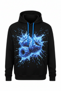 Flavourade Black Hoodie Blue Razz