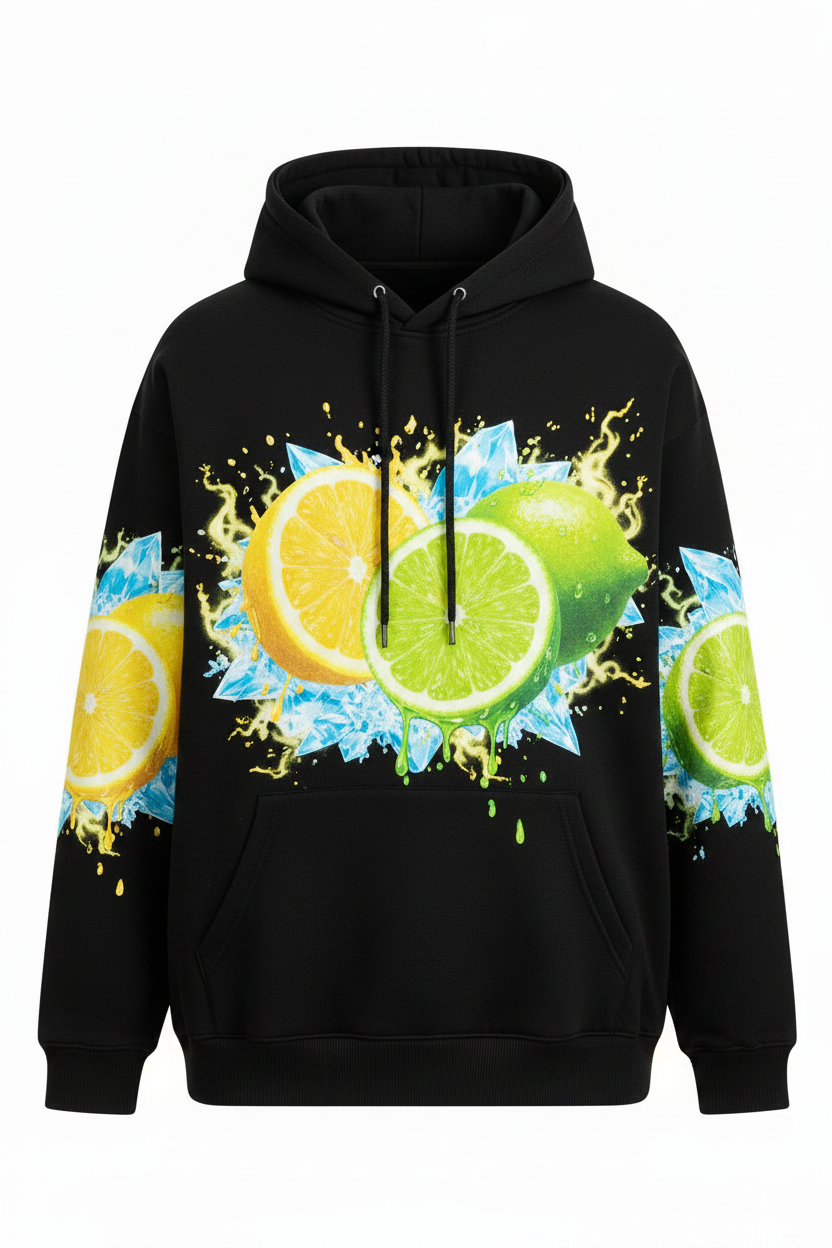 Flavourade Black Hoodie Slamin' STS