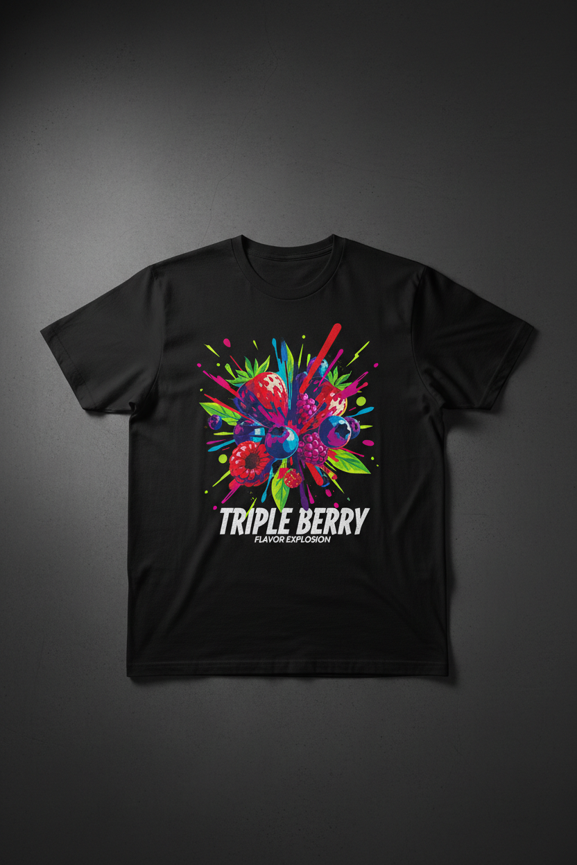 Flavourade T-Shirt Triple Berry