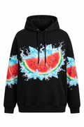 Flavourade Black Hoodie Watermelon